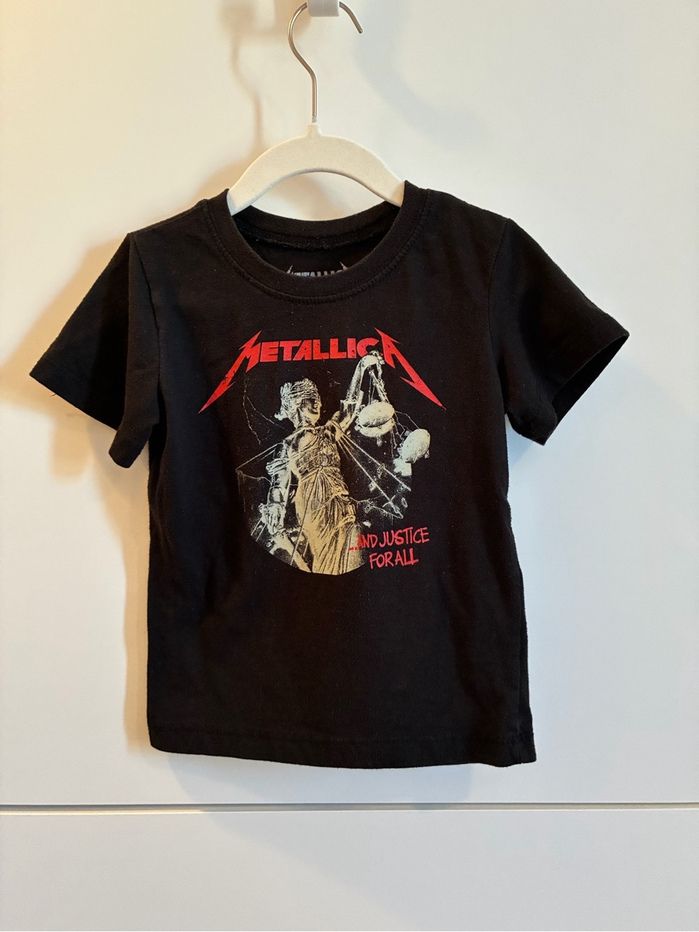 Kids' Black Metallica Graphic Tee - 3T